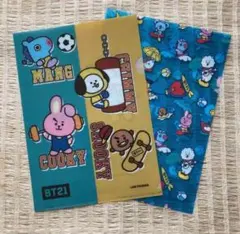 BT21 限定クリアファイル　2枚セット