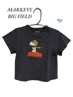 MARKKEYS BIG FIELD【美品】スヌーピー Tシャツ トップス90