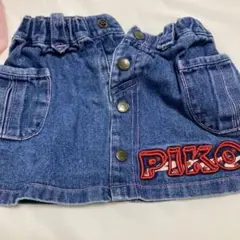 デニムミニスカート PIKO刺繍