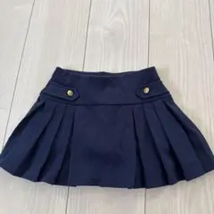 Polo Ralph Lauren ネイビー プリーツスカート 3T値下げ