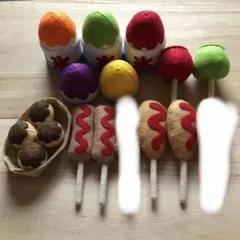 フェルトおままごと　お祭りフード