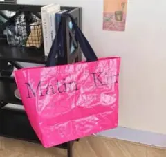 Matin Kim ピンクトートバッグ　エコバッグ