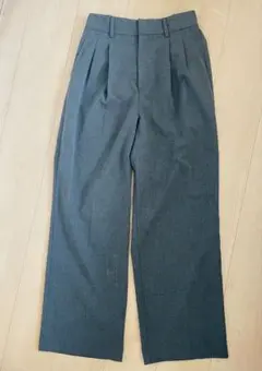 GLOBAL WORK ワイドパンツ Lサイズ　グレー