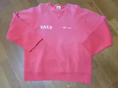 超フェード/L/90s/ビンテージ/青刺繍タグ/チャンピオン/スウェット/レッド