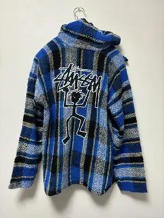 STUSSY ステューシー Vintage ボーダー パーカー付き ジャケット STUSSY ステューシー Vintage ボーダー パーカー付き ジャケット