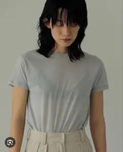 anuke シアーTシャツ　アイスブルー