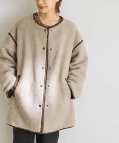 URBAN RESEARCH リバーシブルボアキルティングコート