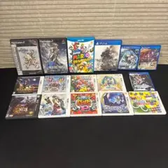 ☆ゲームソフト　まとめて16本　3DS　PSVITA　PS2　PS4　WiiU