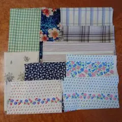 ハンドメイド 手芸品 素材 材料 端切れ ハギレ 生地各種 レトロ まとめ売り⑤
