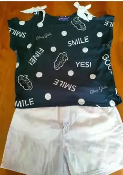 ラブトキ ショートパンツ Tシャツ 150 160 女の子オフショル