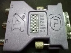 希少 DVI→コンポーネント 変換アダプター