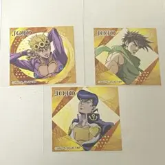 ジョジョ　箔一　コラボ　金沢箔コンパクトミラー【承太郎&徐倫セット】 ジョジョ 箔一 コラボ 金沢箔コンパクトミラー【承太郎&徐倫