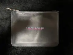 Off-White Blue Gradient Quote Pouch(ポーチ)