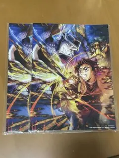 【鬼滅の刃 映画特典 第4弾キービジュアル イラストボード 2枚セット】