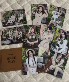 TWICE シーグリ　once way ポストカードセット　DVD