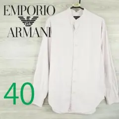 ARMANI エンポリオアルマーニ ＜スタンドカラー 長袖シャツ＞M1289c