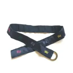RALPH LAUREN 総柄 リボンベルト ラルフローレン