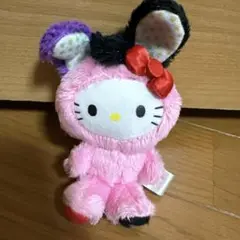 サンリオ ハローキティ マスコット ウサギコスチューム ぬいぐるみ キーホルダー