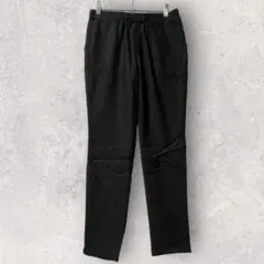 【美品】WEGO テーパードパンツ（XL）黒　薄手　ウエストゴム　a2182