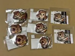 鬼滅の刃　煉獄　箔押し缶バッジ