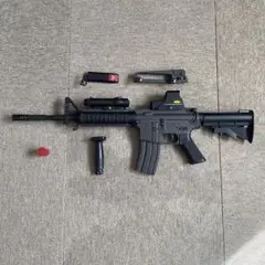 東京マルイ M4A1 R.I.S風カスタム RIS RAS PEQ16 ライト付
