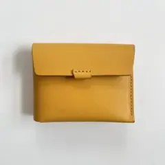 URUKUST 二つ折り財布 マスタード
