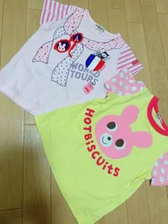 ミキハウス　ホットビスケッツ　Tシャツ　80 うさこ　保育園　お着替え　お出掛け
