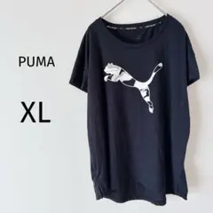 プーマ Tシャツ ショートスリーブ 吸水速乾 ドライ ストレッチ ブラック XL