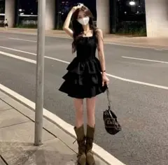 フリルキャミワンピース