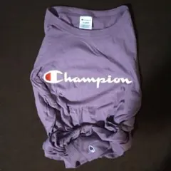 Champion パープル ロングTシャツ X-LARGE