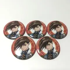 ガンダムW アニメイト　騎士風　トロワ・バートン　缶バッジ　5個セット
