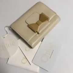 Chloe クロエ折り財布 アイボリー