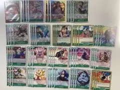 ワンピースカード　ルフィ　緑デッキ　ウタ シャンクス