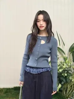 KUOSE クオセ　ロングスリーブニットトップス　新品未使用タグ付き