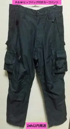 ※24h以内発送 AVIREX P.D.W. ヒップバッグ付き カーゴパンツ