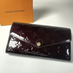 LOUIS VUITTON ヴェルニ アマラント ポルトフォイユ サラ 新型