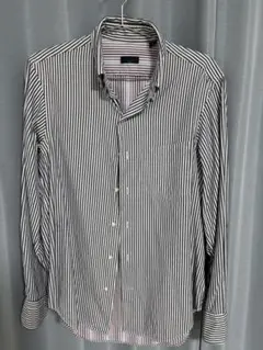 SHIPS シップス　メンズ　シャツ　S ネイビー系