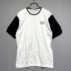 サントリー　美品　メンズ　Whisky ロゴ Tシャツ グレー/黒　薄手