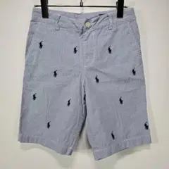 POLO RALPH LAUREN　半ズボン　ハーフパンツ　ロゴ　ストライプ