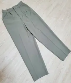 mir..× momo パンツ M グリーン 淡緑　しまむら×桃コラボ