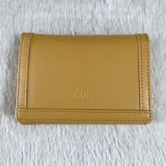 H・L 牛革 カードケース 名刺入れ キャメル レザー メンズ レディース ユニ