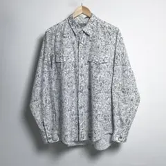 COMME des GARCONS HOMME 総柄シャツ L 田中オム03AW