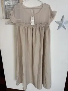 Riche glamour ワンピース　ロングワンピース　シースルー　Mサイズ