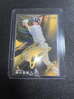 プロ野球チップス　2017 柳田悠岐　サインカード
