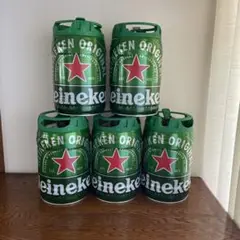Heineken 樽型空き缶 5個セット