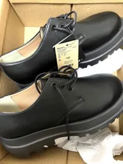 新品 厚底レースアップシューズ ニコアンド