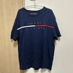 TOMMY HILFIGER ネイビー Tシャツ XL