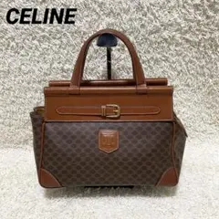 美品✨ CELINE セリーヌ トリオンフ マカダム ハンドバッグ ベルト 金具