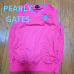 美品✨【PEARLY GATES】パーリーゲイツ ピンク レディースベスト