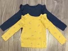 next 肩フリルロングTシャツ　2枚セット